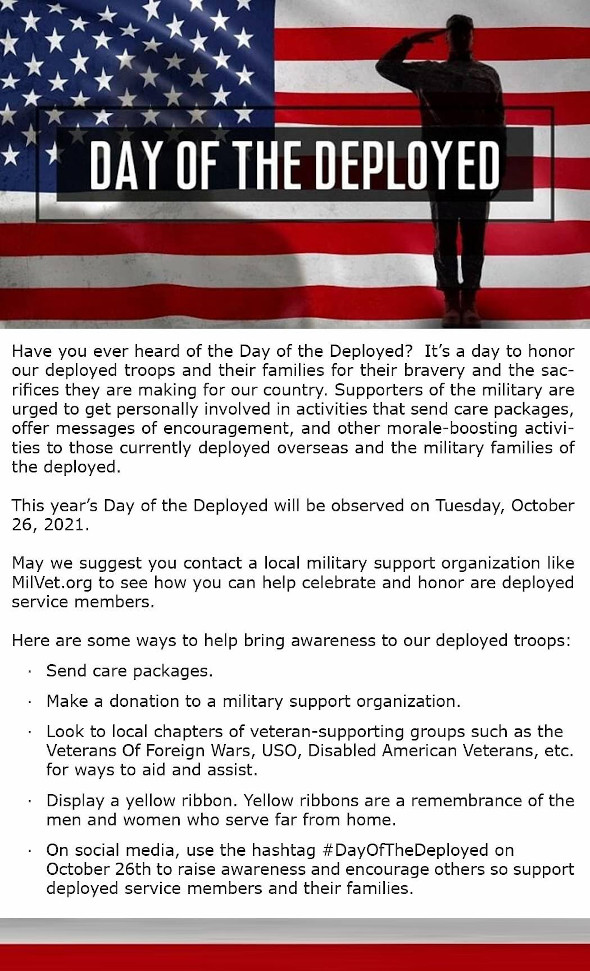 Day Of The Deployed