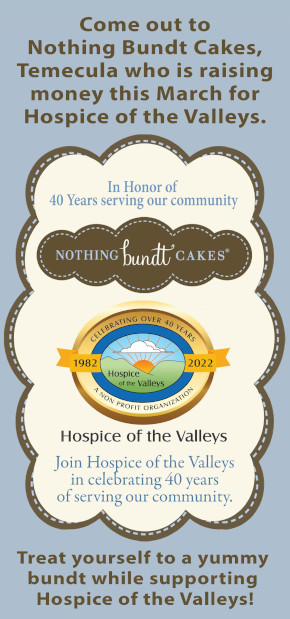 Nothing Bundt Cakes Raising Money for Hospice Of The Valleys