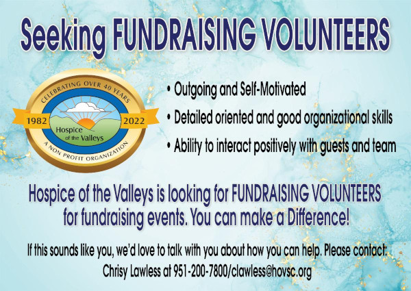 Seeking Fundraising Volunteers