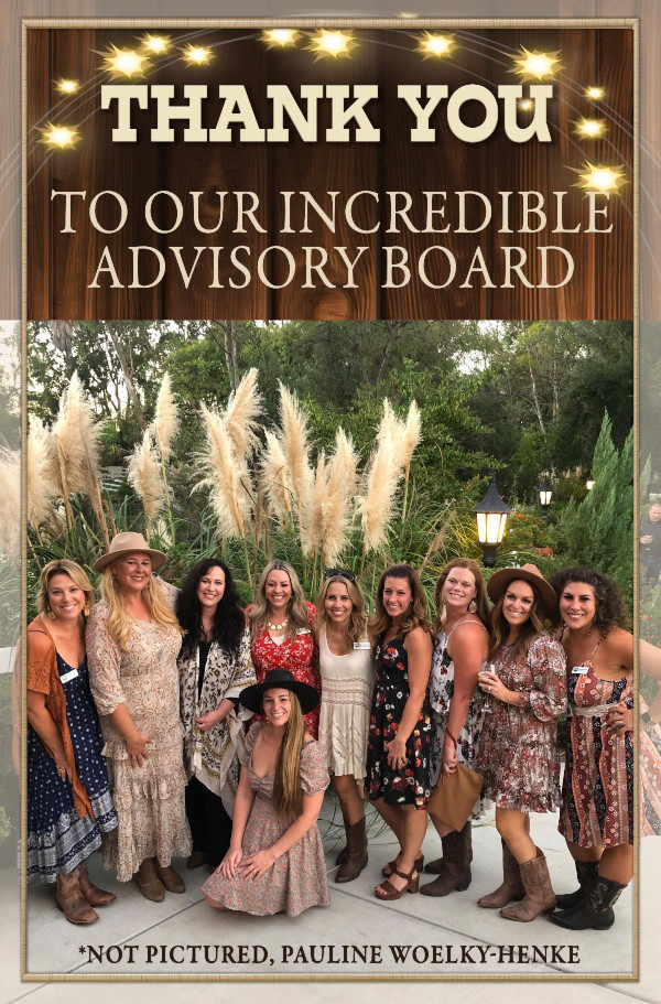 Thank you to our incredible advisory board