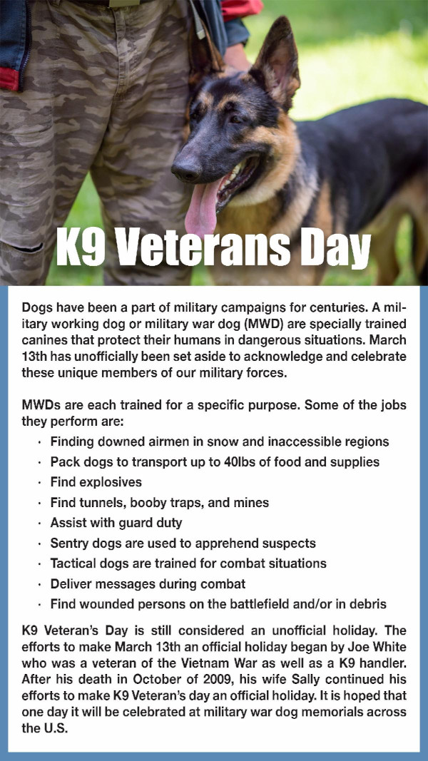 K9 Veterans Day